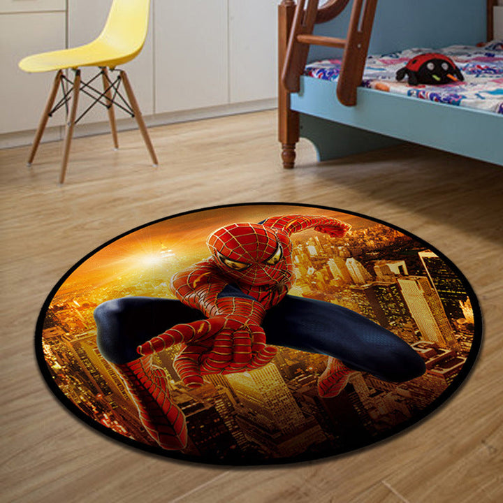 BowLift | Novelty 3D Digital Print Carpet Multicolored Cartoon Carpet Polypropylene Stain Resistant Machine Washable Non-Slip Carpet for Bedroom