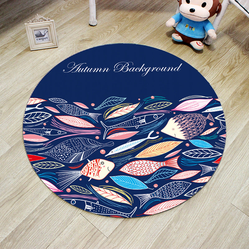 BowLift | Novelty 3D Digital Print Carpet Multicolored Cartoon Carpet Polypropylene Stain Resistant Machine Washable Non-Slip Carpet for Bedroom