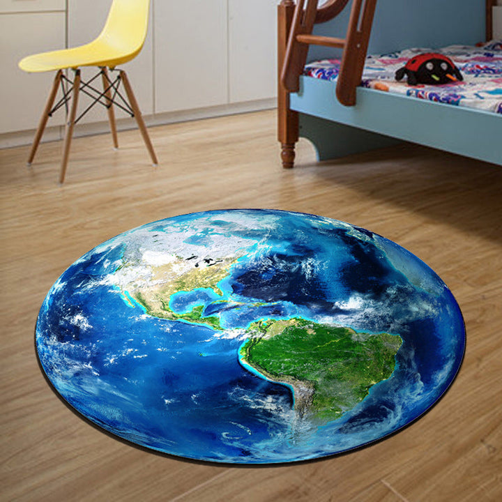 BowLift | Novelty 3D Digital Print Carpet Multicolored Cartoon Carpet Polypropylene Stain Resistant Machine Washable Non-Slip Carpet for Bedroom