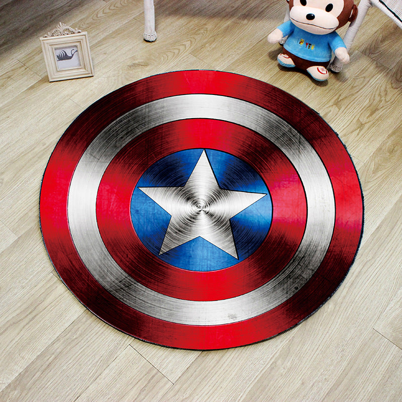 BowLift | Novelty 3D Digital Print Carpet Multicolored Cartoon Carpet Polypropylene Stain Resistant Machine Washable Non-Slip Carpet for Bedroom