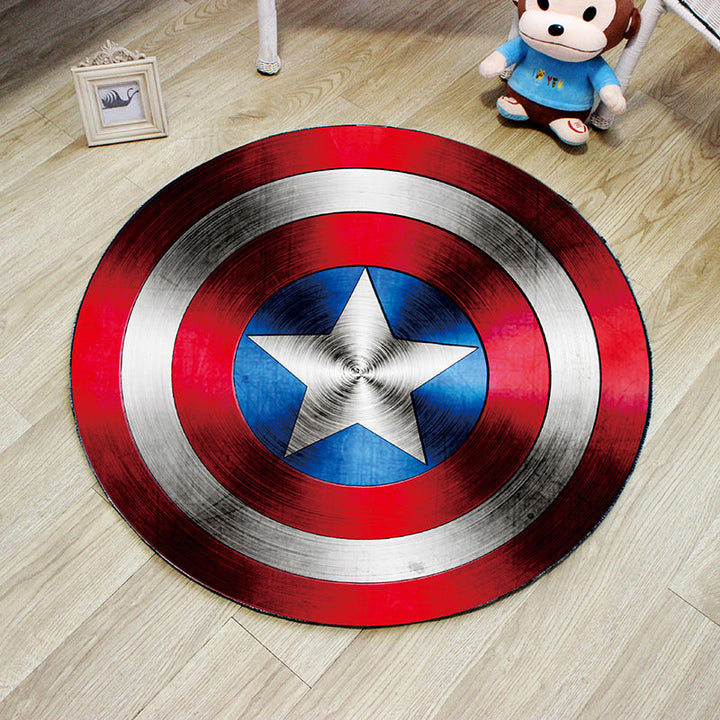 BowLift | Novelty 3D Digital Print Carpet Multicolored Cartoon Carpet Polypropylene Stain Resistant Machine Washable Non-Slip Carpet for Bedroom