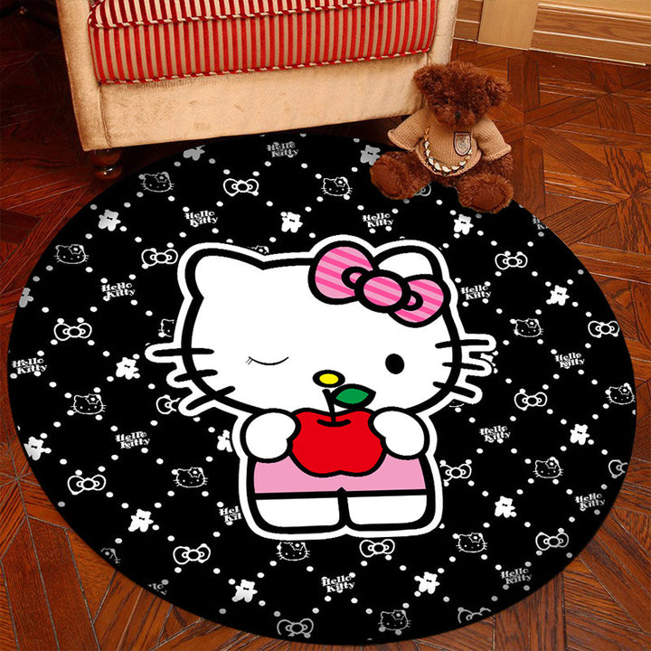 BowLift | Novelty 3D Digital Print Carpet Multicolored Cartoon Carpet Polypropylene Stain Resistant Machine Washable Non-Slip Carpet for Bedroom