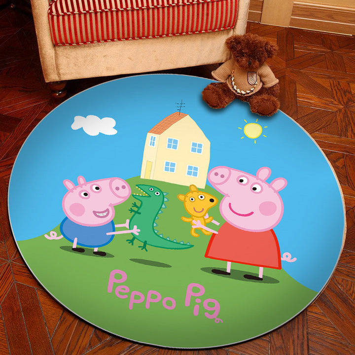 BowLift | Novelty 3D Digital Print Carpet Multicolored Cartoon Carpet Polypropylene Stain Resistant Machine Washable Non-Slip Carpet for Bedroom