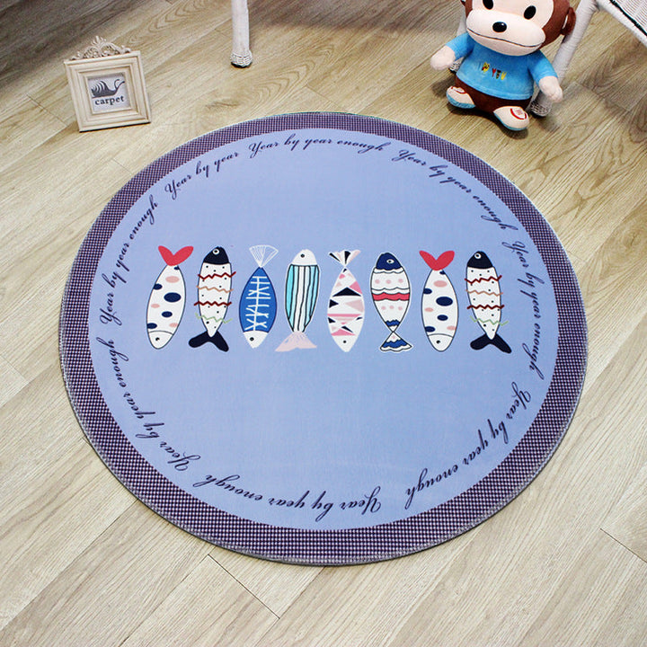 BowLift | Novelty 3D Digital Print Carpet Multicolored Cartoon Carpet Polypropylene Stain Resistant Machine Washable Non-Slip Carpet for Bedroom