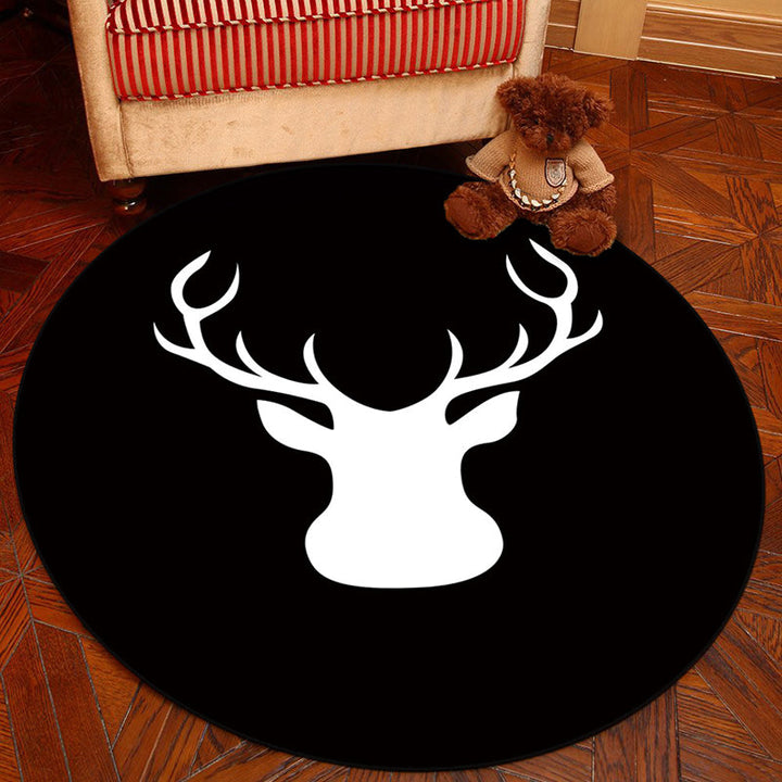 BowLift | Novelty Geometry Animal Patterned Rug Multi-Colored Synthetics Rug Machine Washable Non-Slip Backing Stain Resistant Carpet for Room