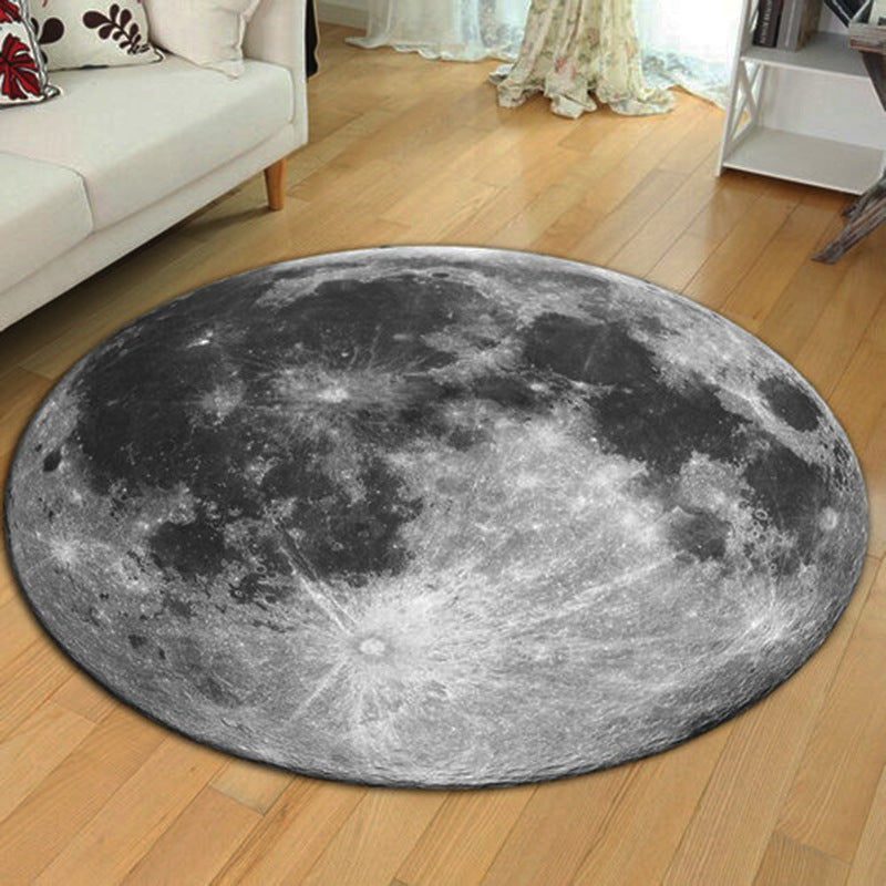 BowLift | Creative Boys Bedroom Rug Multi Colors Optical Illusion Rug Polypropylene Non-slip Pet-friendly Washable Rug