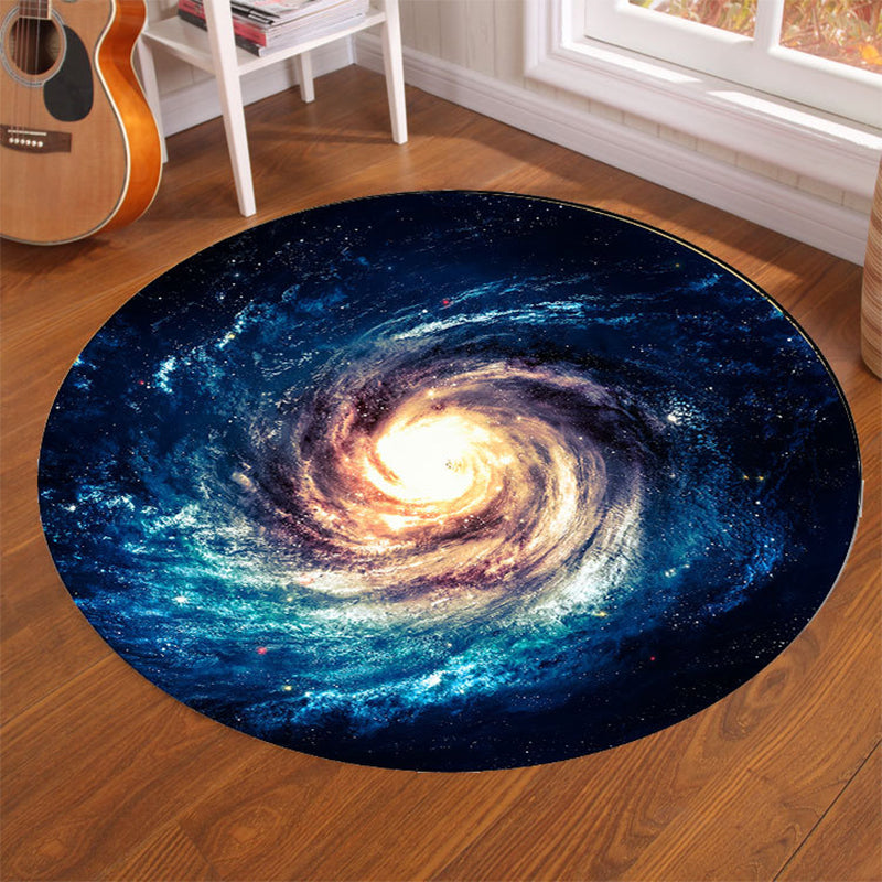 BowLift | Multicolor Visual Deception Area Rug Polyester Novelty Carpet Washable Non-Slip Pet Friendly Carpet for Boys Room