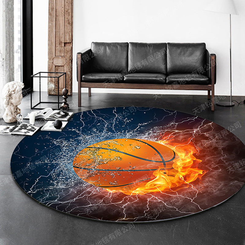 BowLift | Modern 3D Anime Pattern Carpet Multicolored Polypropylene Carpet Non-Slip Back Machine Washable Pet-Friendly Carpet for the Children's Room