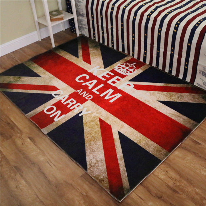 BowLift | Amazing Multicolor Natural Landscape Carpet Polyester Modern Carpet Stain Resistant Washable Non-Slip Back Carpet for Family Room