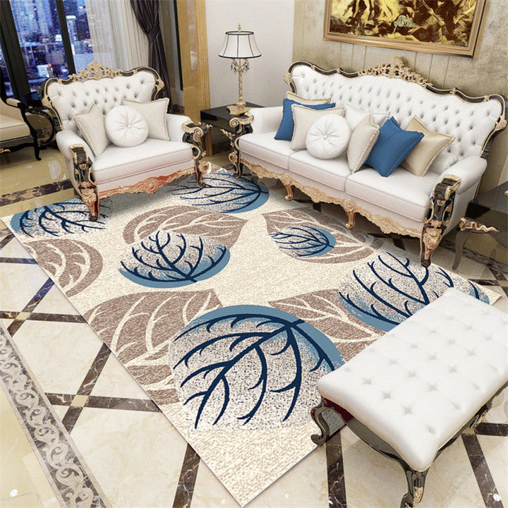 Modern Botanical Carpet Multicolor Polypropylene Area Rug Stain Resistant Non-Slip Pet-Friendly Carpet for Rooms | Bowlift
