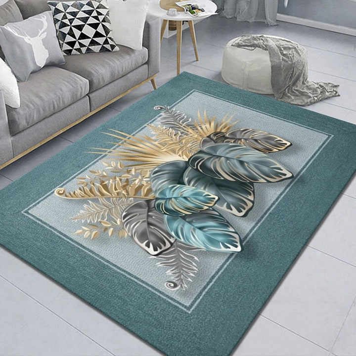 Beautiful 3D Flower Indoor Carpet Multicolored Modern Carpet Polypropylene Washable Non-Slip Back Stain-Resistant Carpet for Home | Bowlift