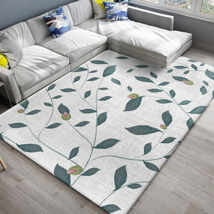 Stylish Americana rug Multicolored flower rug Pet-friendly Machine washable Non-slip backing Rug for room | Bowlift