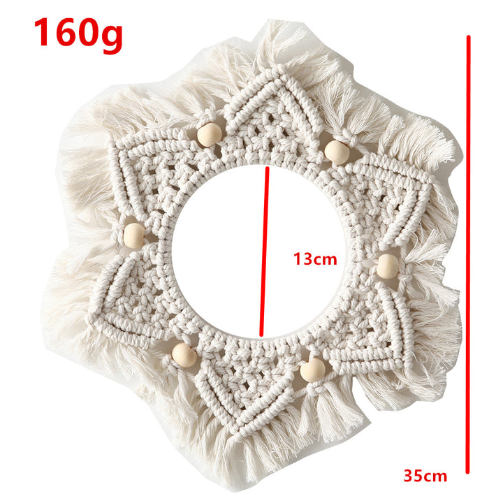 Bohemian Macrame Wall Mirror Bowlift