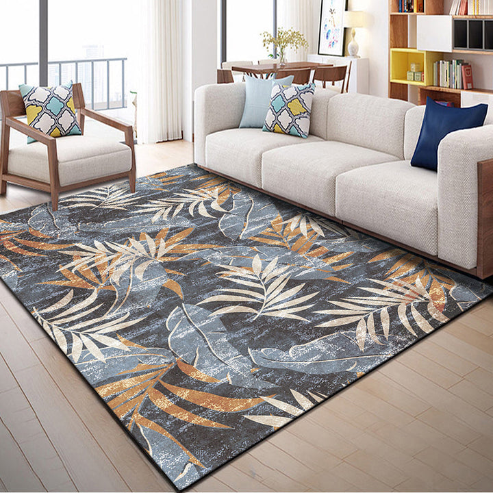 Indian Patterned Rug Multicolored Polyester Rug Machine Washable Pet Friendly Non-Slip Underlay Rug for Room | Bowlift