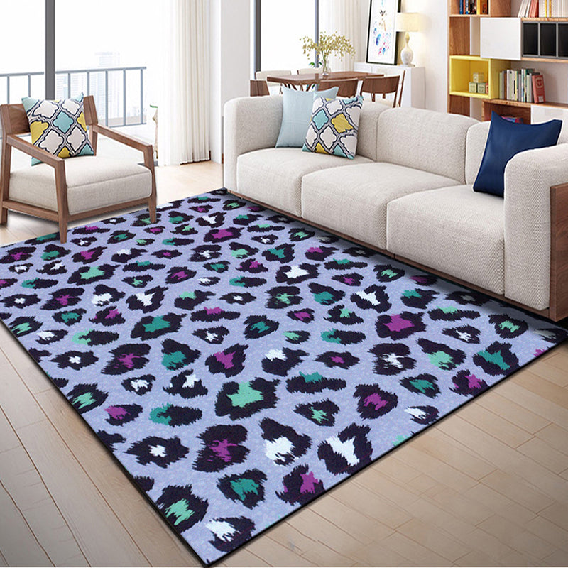 Indian Patterned Rug Multicolored Polyester Rug Machine Washable Pet Friendly Non-Slip Underlay Rug for Room | Bowlift