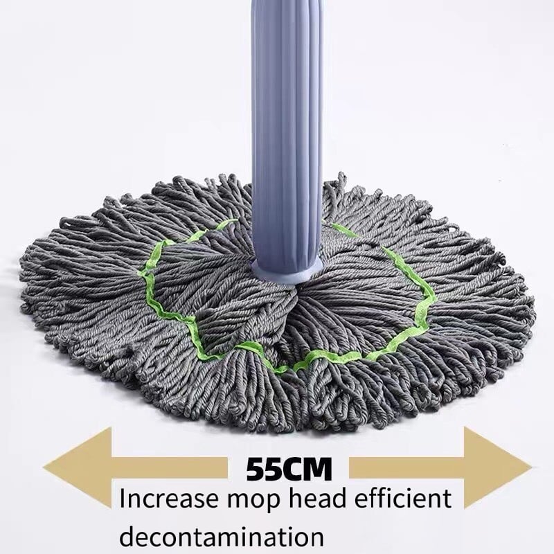 BowLift | Self-Wringing Floor Mop | 2-in-1 Wet & Dry Cleaning | Microfiber Flat Mop with 360° Rotation