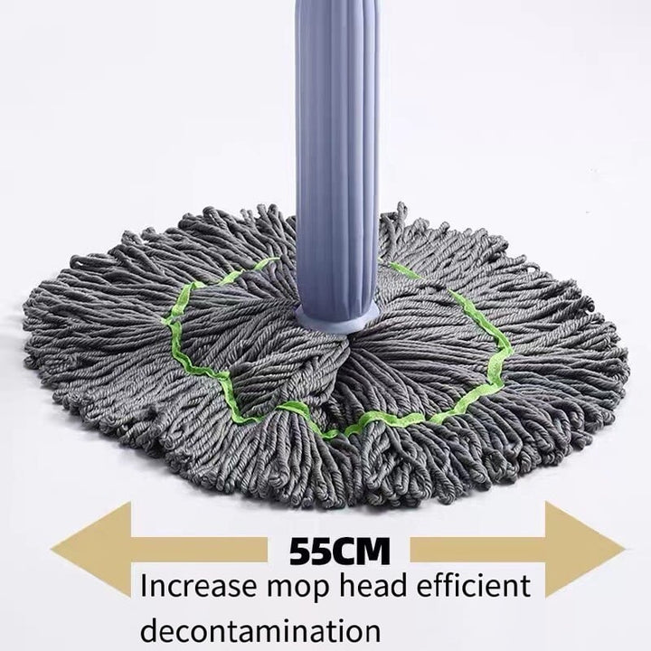 BowLift | Self-Wringing Floor Mop | 2-in-1 Wet & Dry Cleaning | Microfiber Flat Mop with 360° Rotation