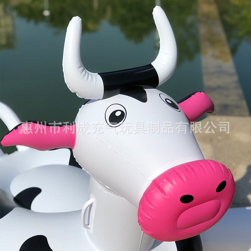 Women Inflatable Unicorn Swimming Mediterranean Bowlift