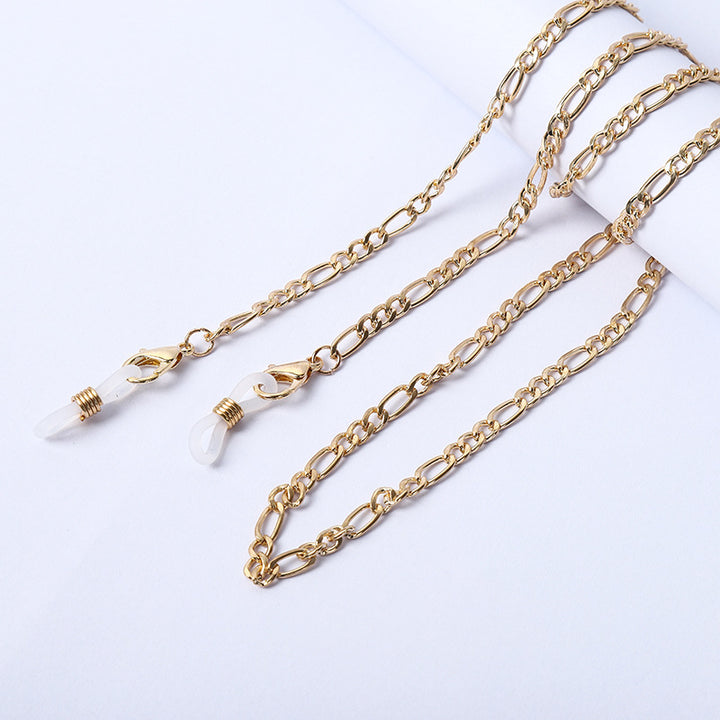 Necklace with beads and transparent pendants Bowlift