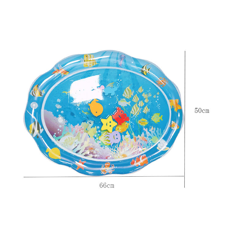 Unisex water play mat with colorful marine motifs Bowlift