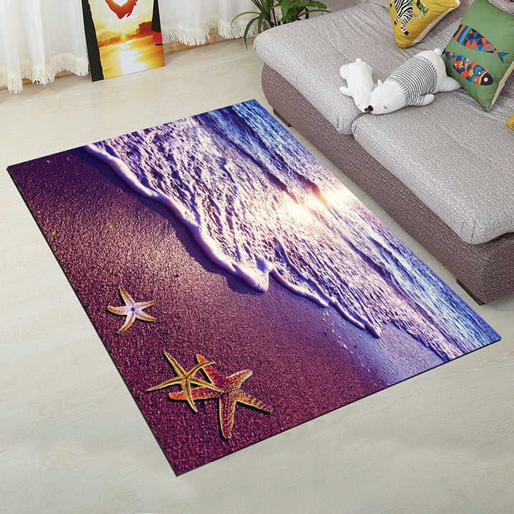BowLift | Personality Scandinavian Carpet Multi Colors 3D Print Scenery Carpet Washable Non-slip Stain-resistant Rug for Home