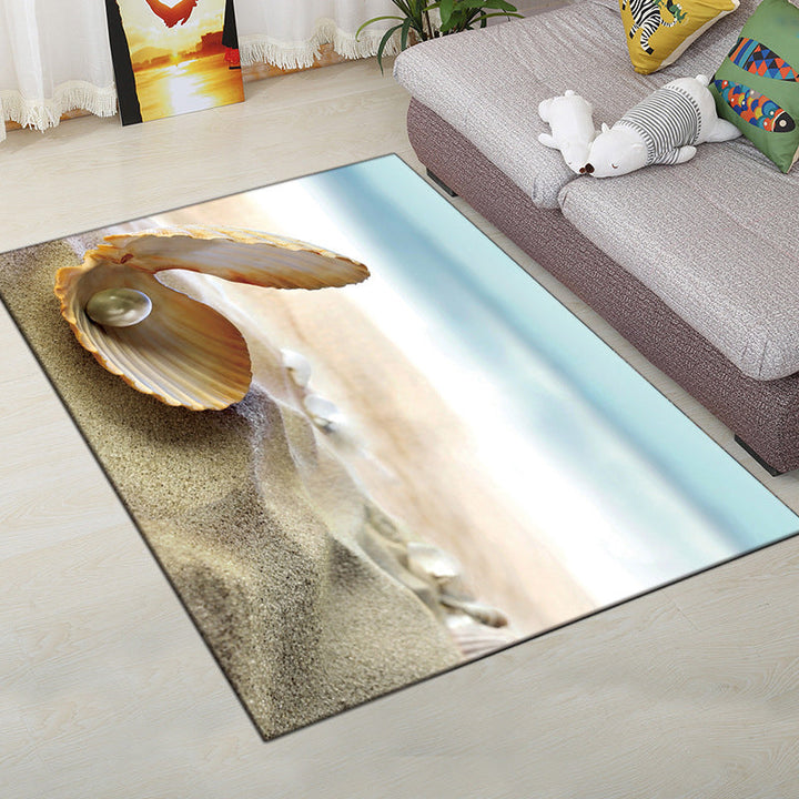 BowLift | Multi-Color Modern Rug Polyester Digital Graphic Living Room Rug Non-Slip Back Pet-Friendly Washable Rug for Guest Room