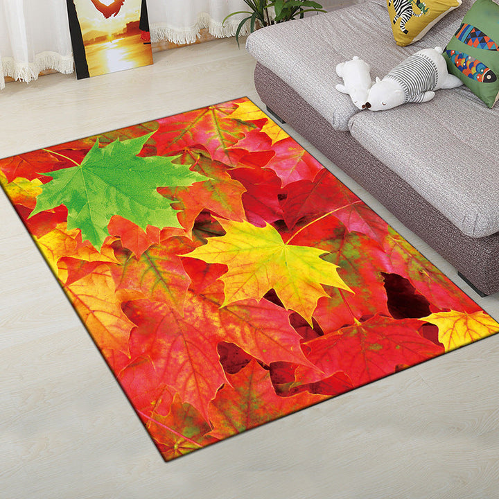 BowLift | Multi-Color Modern Rug Polyester Digital Graphic Living Room Rug Non-Slip Back Pet-Friendly Washable Rug for Guest Room