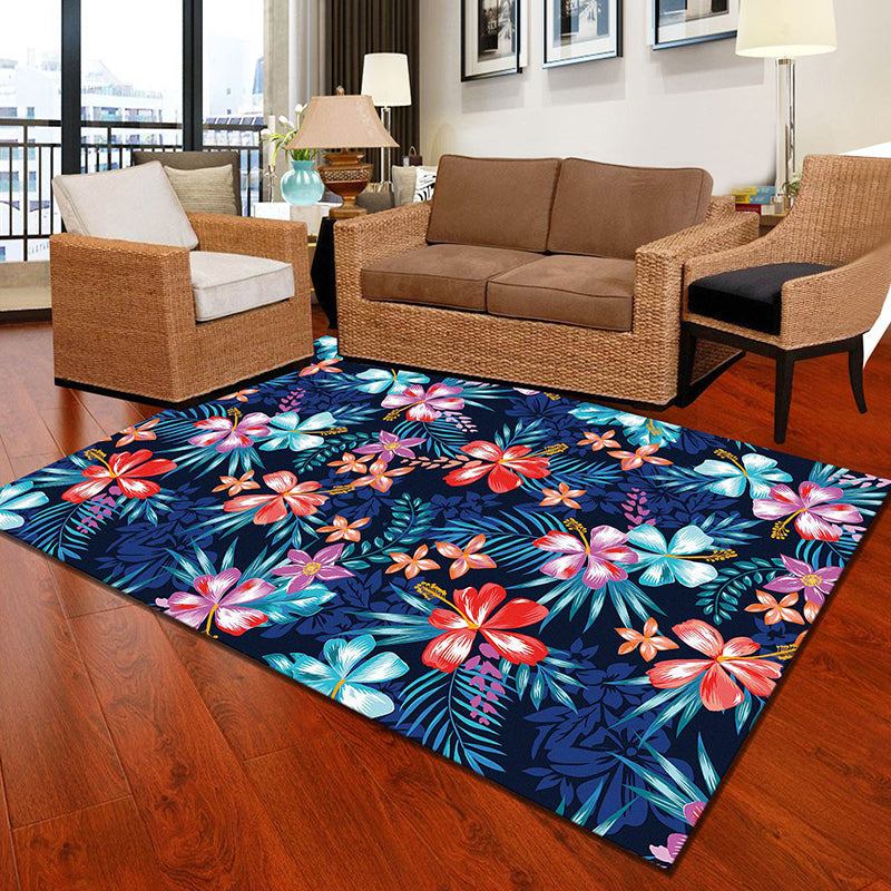 BowLift | Multi-Color Modern Rug Polyester Digital Graphic Living Room Rug Non-Slip Back Pet-Friendly Washable Rug for Guest Room