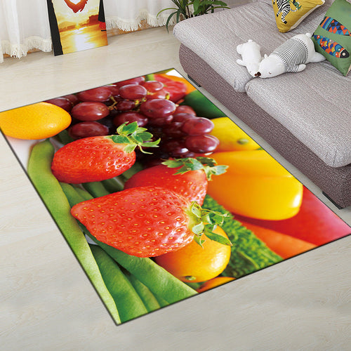 BowLift | Multi-Color Modern Rug Polyester Digital Graphic Living Room Rug Non-Slip Back Pet-Friendly Washable Rug for Guest Room