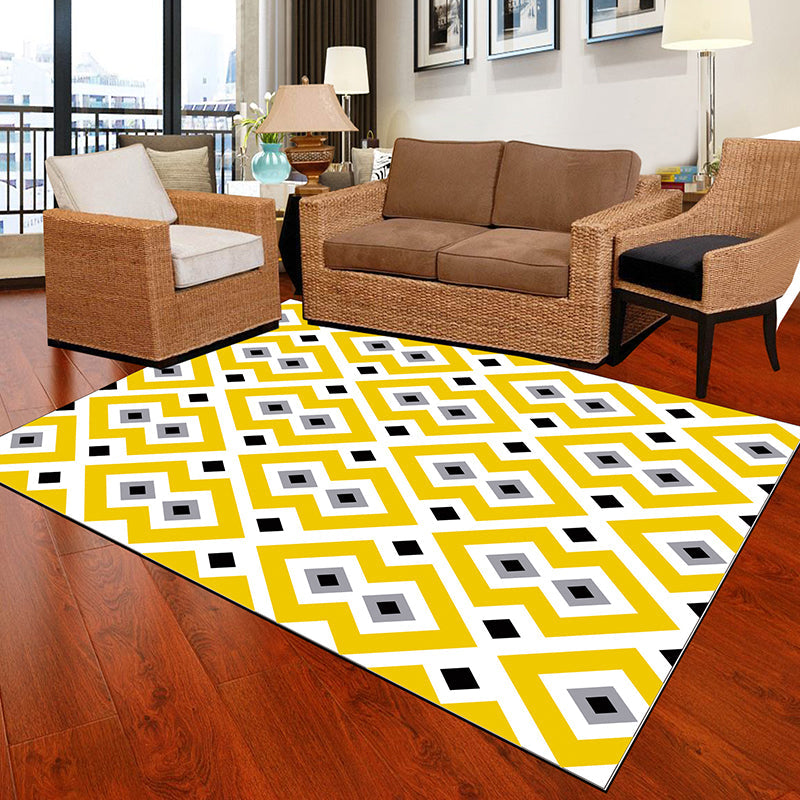 BowLift | Black and White Novelty Rug Polypropylene Optical Illusions Geometric Carpet Stain Resistant Pet Friendly Non Slip Rug for Home