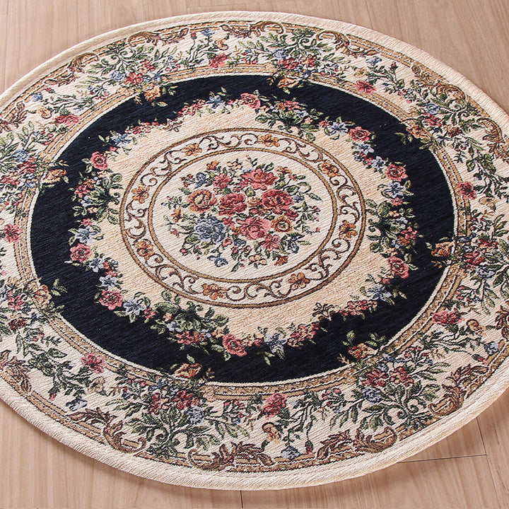 BowLift | Nostalgia Multicolored Peony Rug Polypropylene Antique Rug Pet Friendly Non-Slip Back Stain Resistant Rug for Large Rooms