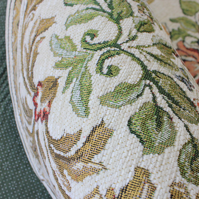 BowLift | Victorian style Jacquard carpet Multicolored cotton rug pet-friendly non-slip back rug for dining room