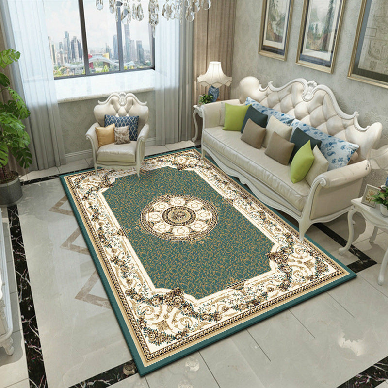 BowLift | Splendor Traditional Carpet Multicolor Floral Carpet Non-slip Washable Stain Resistant Carpet for Living Room