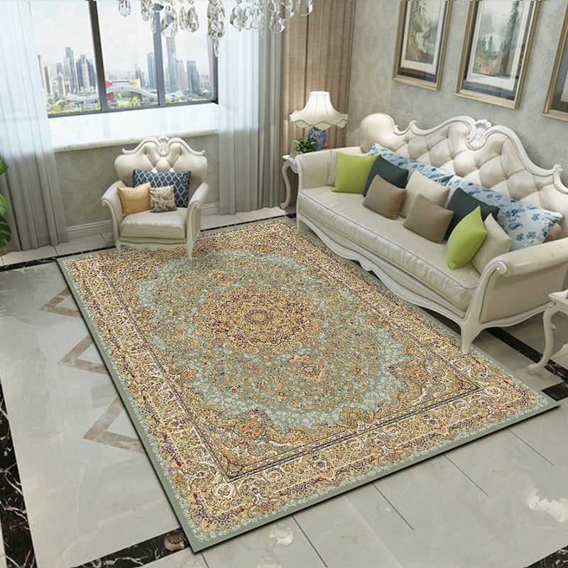 BowLift | Splendor Traditional Carpet Multicolor Floral Carpet Non-slip Washable Stain Resistant Carpet for Living Room