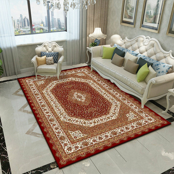BowLift | Splendor Traditional Carpet Multicolor Floral Carpet Non-slip Washable Stain Resistant Carpet for Living Room