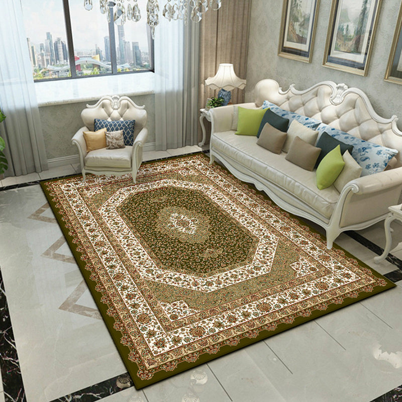 BowLift | Splendor Traditional Carpet Multicolor Floral Carpet Non-slip Washable Stain Resistant Carpet for Living Room