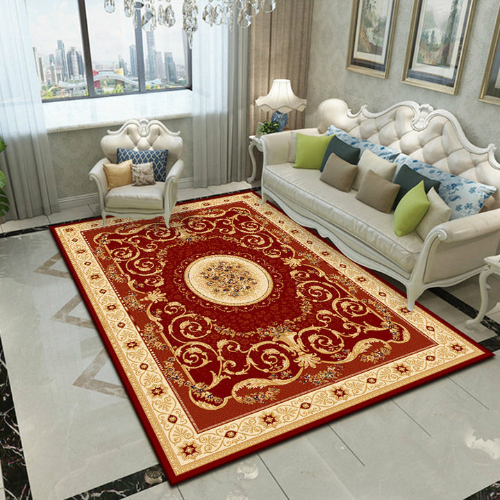 BowLift | Splendor Traditional Carpet Multicolor Floral Carpet Non-slip Washable Stain Resistant Carpet for Living Room