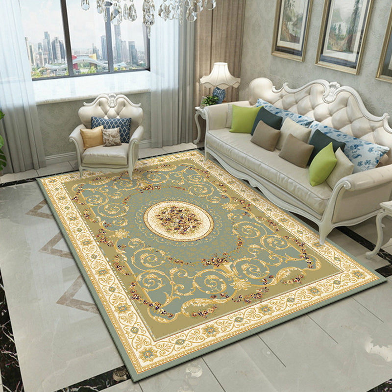 BowLift | Splendor Traditional Carpet Multicolor Floral Carpet Non-slip Washable Stain Resistant Carpet for Living Room