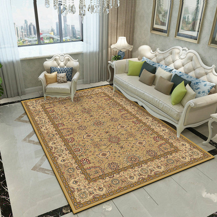 BowLift | Splendor Traditional Carpet Multicolor Floral Carpet Non-slip Washable Stain Resistant Carpet for Living Room