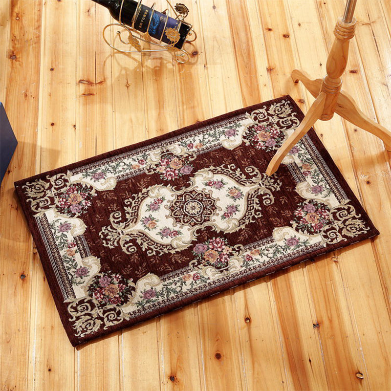 BowLift | Classic Victoria area rug Multicolor flower carpet Pet-friendly Washable Non-slip backing Door mat