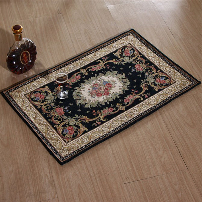 BowLift | Classic Victoria area rug Multicolor flower carpet Pet-friendly Washable Non-slip backing Door mat