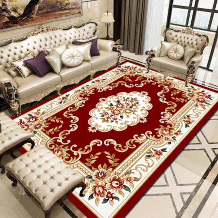 BowLift | Empire Floral Area Rug Multicolor Victorian Carpet Synthetic Stain Resistant Non-Slip Backing Pet Friendly Rug for Lounge