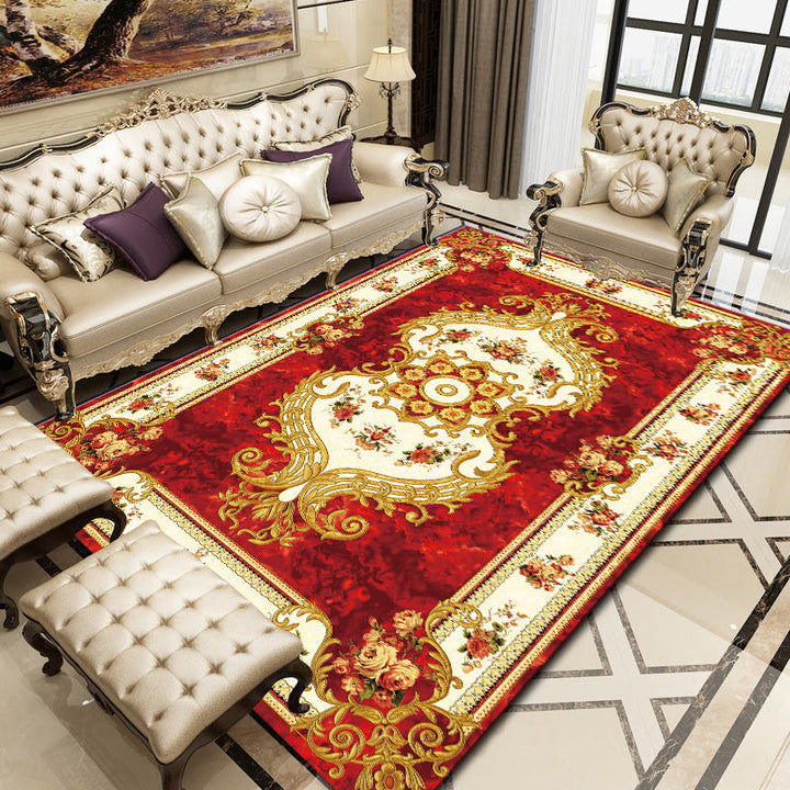 BowLift | Empire Floral Area Rug Multicolor Victorian Carpet Synthetic Stain Resistant Non-Slip Backing Pet Friendly Rug for Lounge