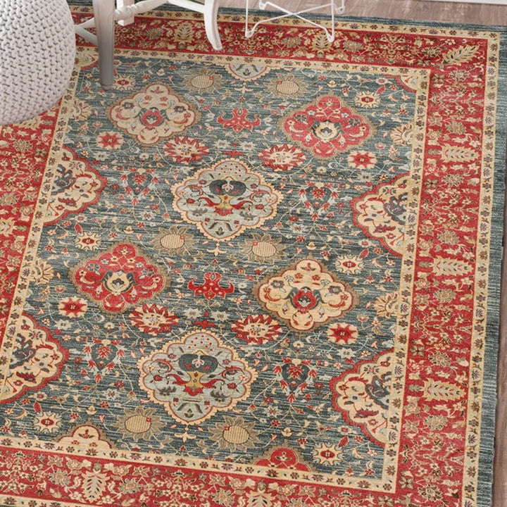BowLift | Moroccan living room carpet More colors Printed carpet Cotton Non-slip Machine washable Pet-friendly carpet