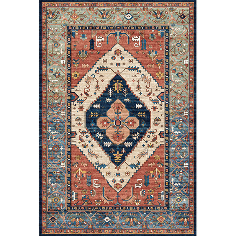 BowLift | Moroccan living room carpet More colors Printed carpet Cotton Non-slip Machine washable Pet-friendly carpet