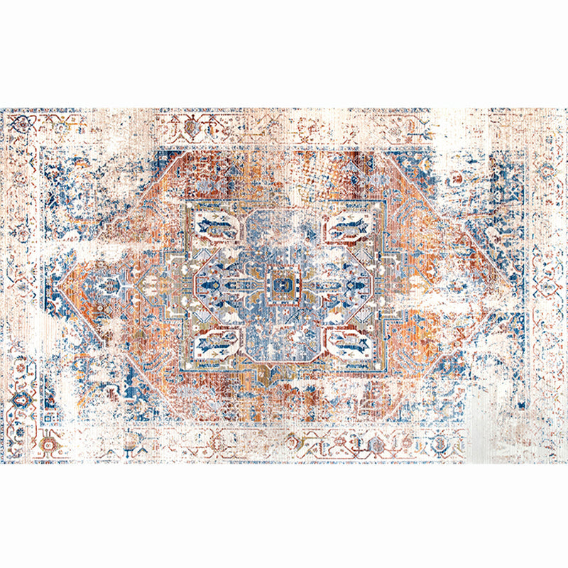BowLift | Moroccan living room carpet More colors Printed carpet Cotton Non-slip Machine washable Pet-friendly carpet