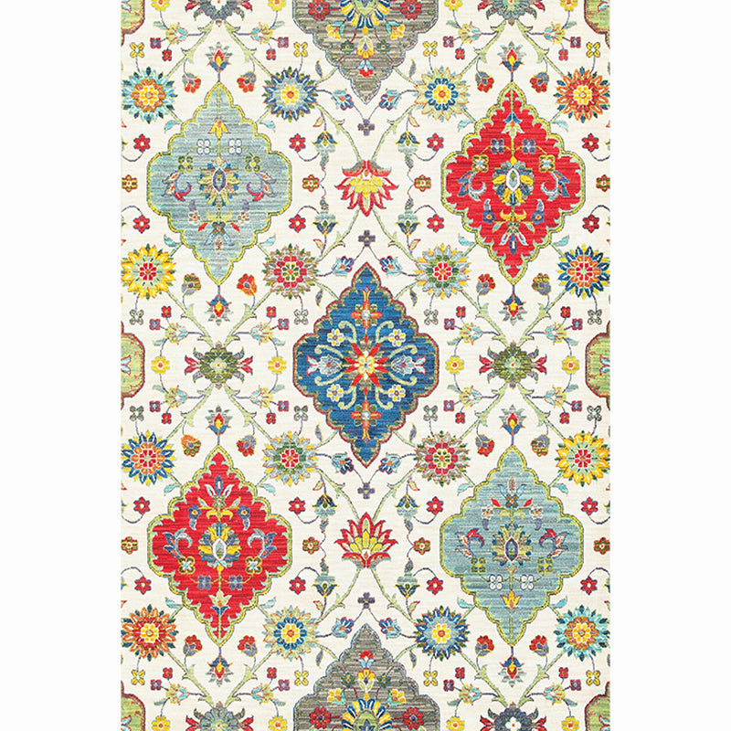 BowLift | Moroccan living room carpet More colors Printed carpet Cotton Non-slip Machine washable Pet-friendly carpet