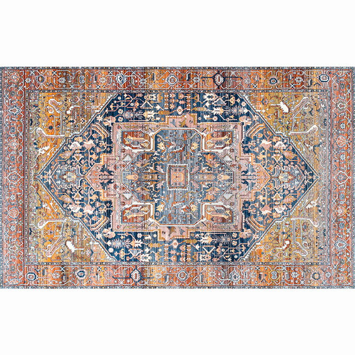 BowLift | Moroccan living room carpet More colors Printed carpet Cotton Non-slip Machine washable Pet-friendly carpet