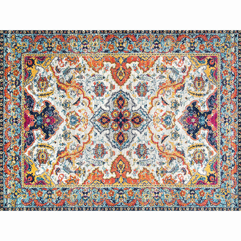 BowLift | Moroccan living room carpet More colors Printed carpet Cotton Non-slip Machine washable Pet-friendly carpet