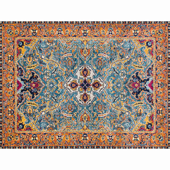 BowLift | Moroccan living room carpet More colors Printed carpet Cotton Non-slip Machine washable Pet-friendly carpet